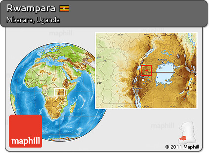Physical Location Map of Rwampara