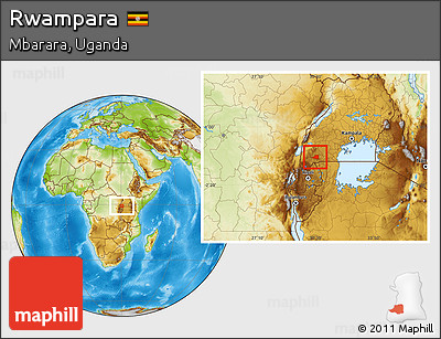 Physical Location Map of Rwampara