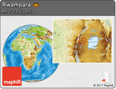 Physical Location Map of Rwampara