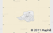 Classic Style Map of Rwampara, single color outside