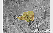 Satellite Map of Rwampara, desaturated