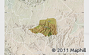 Satellite Map of Rwampara, lighten