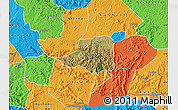 Satellite Map of Rwampara, political outside