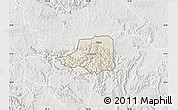 Shaded Relief Map of Rwampara, lighten, semi-desaturated