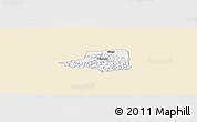 Classic Style Panoramic Map of Rwampara, single color outside
