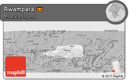 Gray Panoramic Map of Rwampara