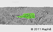 Political Panoramic Map of Rwampara, desaturated