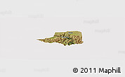 Satellite Panoramic Map of Rwampara, cropped outside