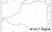 Blank Simple Map of Rwampara, no labels