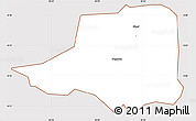 Classic Style Simple Map of Rwampara, cropped outside