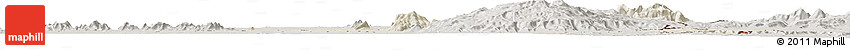 Shaded Relief Horizon Map of Moroto, semi-desaturated Shaded Relief Horizon Map of Moroto, semi-desaturated
