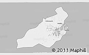 Gray 3D Map of Kadam (Chekwii), single color outside