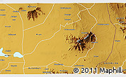 Physical 3D Map of Kadam (Chekwii)