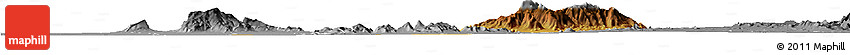 Physical Horizon Map of Kadam (Chekwii), desaturated Physical Horizon Map of Kadam (Chekwii), desaturated