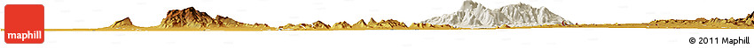 Shaded Relief Horizon Map of Kadam (Chekwii), physical outside Shaded Relief Horizon Map of Kadam (Chekwii), physical outside