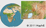 Satellite Location Map of Kadam (Chekwii)