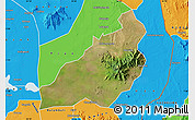 Satellite Map of Kadam (Chekwii), political outside