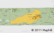 Savanna Style Panoramic Map of Kadam (Chekwii)