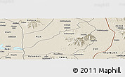 Shaded Relief Panoramic Map of Kadam (Chekwii)