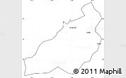 Blank Simple Map of Kadam (Chekwii), cropped outside