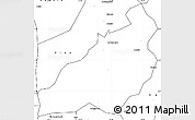 Blank Simple Map of Kadam (Chekwii)