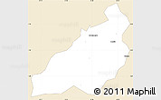 Classic Style Simple Map of Kadam (Chekwii), single color outside