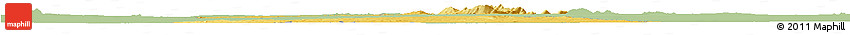 Savanna Style Horizon Map of Moyo, single color outside