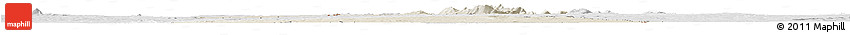 Shaded Relief Horizon Map of Moyo, lighten, desaturated