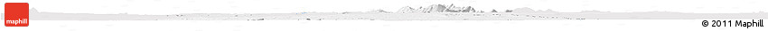 Silver Style Horizon Map of Moyo, single color outside