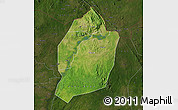 Satellite Map of Moyo, darken