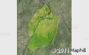 Satellite Map of Moyo, semi-desaturated