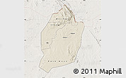 Shaded Relief Map of Moyo, lighten