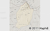 Shaded Relief Map of Moyo, semi-desaturated