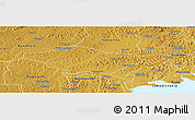 Physical Panoramic Map of Gomba