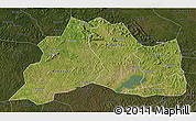 Satellite 3D Map of Mubende, darken