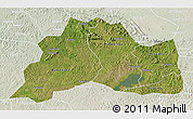 Satellite 3D Map of Mubende, lighten
