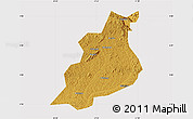 Physical Map of Buwekula, cropped outside