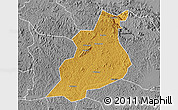Physical Map of Buwekula, desaturated