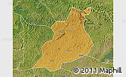 Physical Map of Buwekula, satellite outside