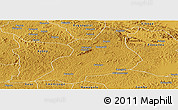 Physical Panoramic Map of Buwekula