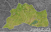 Satellite Map of Mubende, desaturated