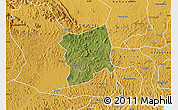 Satellite Map of Mityana, physical outside