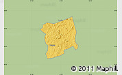 Savanna Style Map of Mityana, single color outside