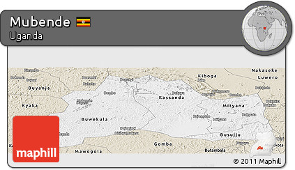 Classic Style Panoramic Map of Mubende