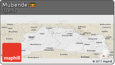 Classic Style Panoramic Map of Mubende