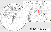 Blank Location Map of Buvuma Islands