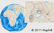 Shaded Relief Location Map of Buvuma Islands
