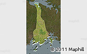 Satellite Map of Mukono, darken
