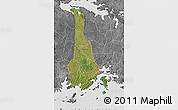 Satellite Map of Mukono, desaturated