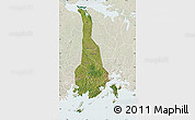 Satellite Map of Mukono, lighten